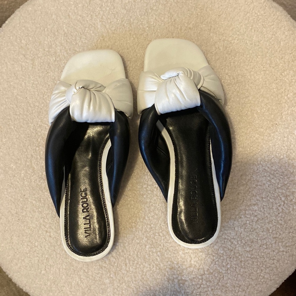 Villa rouge puffy sandal